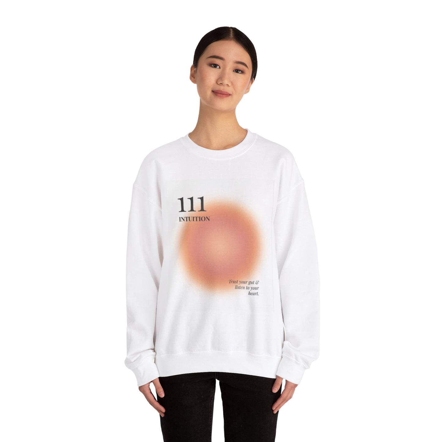 Unisex Heavy Blend™ Angel Numbers Heavy Crewneck